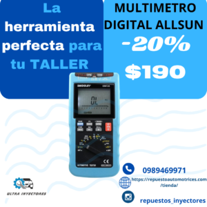 MULTIMETRO AUTOMOTRIZ ALLSON