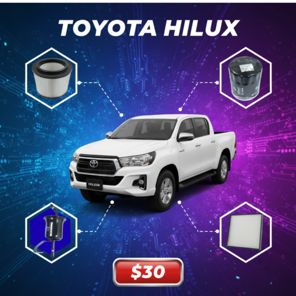 Combos de filtros para Toyota Hilux